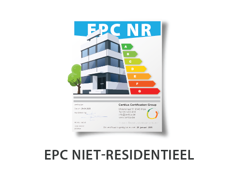 EPC niet-residentiële gebouwen